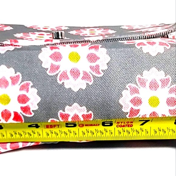 Lilly Bit foldable Pink and Grey Diaper Clutch with strap - Picture 11 of 14
